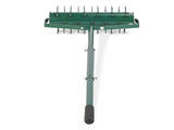 18in Lawn Aerator, Heavy Duty Rolling Aerator Lawn Tool, Manual Lawn Aerator Yard Aerator 00560930