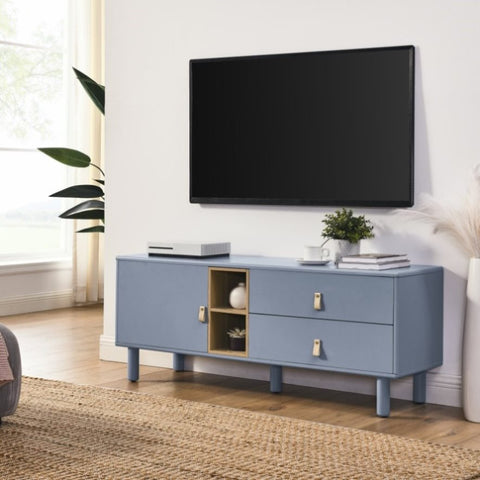 ZUN Drawer TV with door, storage, drawer, multi-functional TV modern TV W1781P148609