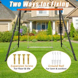 Porch Swing Frame, 550lbs Weight Capacity Swing Stand, Heavy Duty A-Frame Swing, Swing Stand Frame 32920796