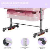 Baby Bassinet Bedside Sleeper 3 in 1 Bedside Crib, Adjustable Portable Bed for Infant/Baby/New born, 58167342