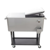 80QT Iron Spray Cooler with Shelf 38799184
