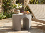 Outdoor MGO Round with U-Shape Side Table, Light Grey N773P369074E
