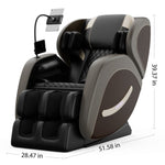 ZUN Massage Chair Recliner with Zero Gravity with Full Body Air Pressure W1875P224687