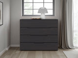 Bristol 4-Drawer Dresser, Wenge B128P485417