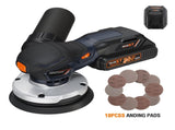 Cordlees Random Orbital Sander, Burshless 20V Electric Sander, 7 Variable Speed Palm Sander, 14272890