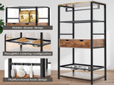 dog feeding station,3 Height Adjustable Raised Dog Bowls, Dog Feeder Station for Large Medium Dogs W1687138476