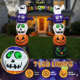 8.2 FT Cute Halloween Inflatables Pumpkin Archway Outdoor Decoration, Giant Blow up Yard Arch 37092327