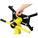 ZUN Folding Engine Stand 2000 LBS Capacity Motor Hoist 360 Degree Adjustable Mounting Head Dolly Mover 77733033