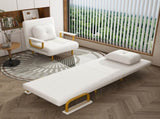 Folding Sofa Bed 3-in-1 Convertible Chair - 5-Position Adjustable Backrest with Pillow, Space-Saving W2700P319131