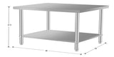 48''*24'' Commercial Work Table for Restaurant and Home Stainless Steel Kitchen Prep Table with W3167P303183