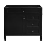 36'' Bathroom Vanity without Top Sink, Modern Bathroom Storage Cabinet with 2 Drawers and a Tip-out N710P186084B