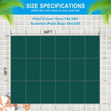 Inground Pool Safety Cover, 16x32ft Rectangle Winter Safety Pool Cover for Inground Swimming Pools, W465P203690