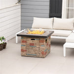 ZUN Fire Pit Table 73062067