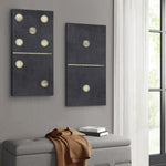 ZUN 2-piece Canvas Wall Art Set B03596687