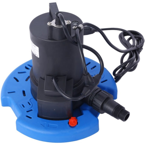 1/4 HP Automatic Swimming Pool Cover Pump 120 V Submersible with 3/4 Check Valve Adapter1850 GPH W465127590