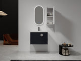 12" Bathroom Side Cabinet,Soft Close Doors,Float Mounting Design, W999P248644