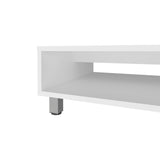 Avondale Coffee Table in Melamine with Open Storage, white B128P244983