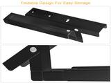 L-Shaped Microwave Wall Mount Shelf, Rust Resistant Carbon Steel Bracket with 35KG Weight Capacity, 70263892