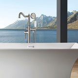 Freestanding Bathtub Faucet with Hand Shower W1533125002