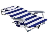 63*65*82cm Short Oxford Cloth Silver White Aluminum Tube Bearing 100kg Beach 13257438