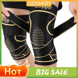 GEEKHOM Copper Knee Braces with Strap Knee Pain Women and Men, Knee Compression Sleeve 94354297