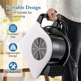 3-Speed High Velocity Air Mover - 250/287/325 CFM, 185&deg Rotatable Head for Targeted 48529615