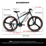 ZUN A27302M Ecarpat Mountain Bike 27.5 Inch Wheels, 21 Speed Road Bicycle with Dual Disc Brakes for Men W709P168695