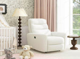 Bloomy 35.5" High-Back Power Recliner Motion Chair, Chiffon White Boucle B2719P238500
