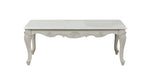 ZUN Tuscan Traditional Style Coffee Table made with wood in Silver B009138507