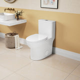 1.1/1.6 GPF Elongated Comfort Height Floor Mounted One-Piece Toilet, CUPC Certified, WaterSense B2724P248739