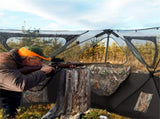 2-Panel See-Through Hunting Blind - Pop-Up Design with 3 Shoot Through Ports 17680214