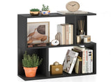 3-Tier Bookshelf with Display Shelf for Small Space Black, 20" x 7" x 22" - Open Storage Display 73311670