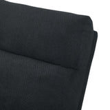 Chenille Upholstered Rocking Chair with Metal Legs and Side Storage Pocket Modern Comfort & 83578306