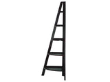 5-Shelf Corner Ladder Bookcase-Espresso 13346292