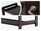 26.8*9.84*35.4in 6-Tier Flat Bamboo Shoe Rack, Coffee Color 30964611