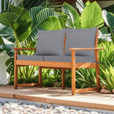 24x24 Inch Outdoor Deep Seat Cushion Set - Waterproof Fade-Resistant Patio Furniture Cushions with W419P290479