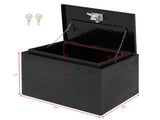 24 "Aluminum Five Pattern Toolbox Single Lock Black 16650665