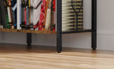 7 Shelf Bookcase, Modern High Bookcase, Thickened iron frame and thickened laminate composition, W3062P289201