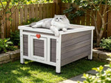 Wooden Cat House 81717430