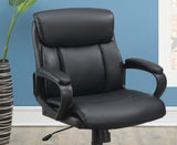 ZUN Classic Look Extra Padded Cushioned Relax 1pc Office Chair Home Work Relax Black Color HS00F1682-ID-AHD