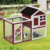 ZUN Small Animal Cage /Rabbit Hutch （Prohibited by WalMart） 31049947