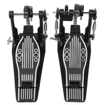 ZUN Wool Felt Hammer Double Drum Pedal Professional Double Bass Drum Pedal Black 75386905