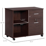 ZUN File Cabinet with Wheels And Lock 25982204