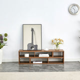 2 Pieces Cube TV Stand,Free Combination Gaming Entertainment Center Media Stand,Open Storage 67343504