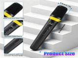 Wireless Handheld Microphone, 164FT 2.4GHz Transmission, Cardioid Noise Reduction, Plug and Play 37266757