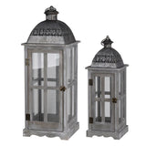 Wooden Candle Lantern Decorative, Hurricane Lantern Holder Decor for Indoor Outdoor, Home Garden W2078131629