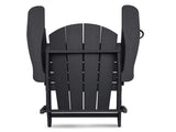 Folding Outdoor Adirondack Chair,HDPE All-weather Folding Fire Pit Chair, Ergonomic Design Patio W1889P408760