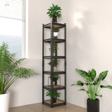 6-layer adjustable shelf spacing, gourd-shaped perforation, rubber mallet with gloves, display rack, 36931994