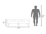 Olds TV Stand with 2 Doors and Open Storage, White and Natural Oak B128P287515