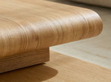 3-Piece Modular Stacking Coffee Table Natural Wood Look, Mordern MDF Table front of the Sofa, W2582P451418